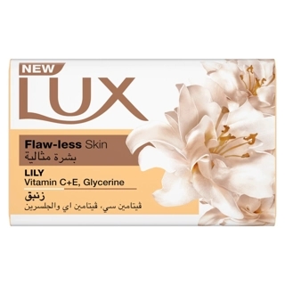 LUX Lily Soap Bar for Flawless Skin with Vitamin C, E & Glycerine 170 gm