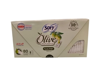 Sofy Panty Liner Unscented With Olive Oil, Light Daily Protection Comfort, 80PCS