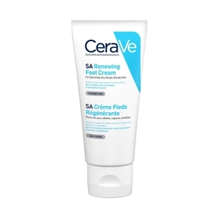CeraVe SA Renewing Foot Cream, with Salicylic Acid, Niacinamide and Ceramides, 88ml