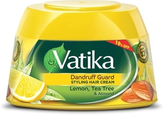 Dabur Vatika Lemon and Almond Enriched Hair Cream Anti Dandruff 210ml