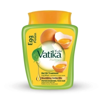 Dabur Vatika Egg Protein Hot Oil Treatment for Damaged Hair Repair 500g