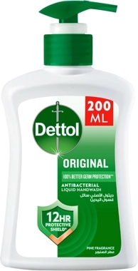 Dettol Original Liquid Handwash, Kills 99.99% of Germs 200 ml