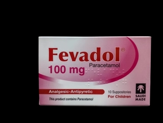 Fevadol 100 mg Paracetamol Analgesic And Antipyretic For Children, 10 Supp - 10 Suppositories