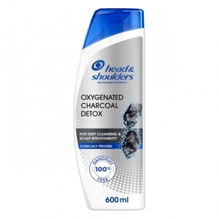 Head & Shoulders Anti-Dandruff Shampoo Oxygenated Charcoal Detox - 600 ml
