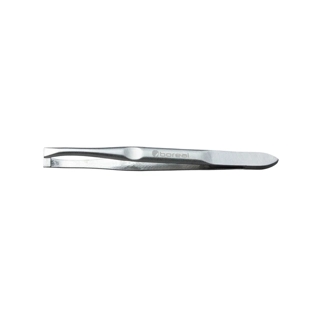 Boreal Straight End Tweezer Precision Eyebrow and Facial Hair Removal