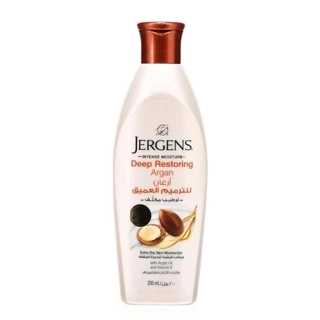 Jergens Deep Restoring Argan Moisturizer Lotion for Extra Dry Skin, 200ml