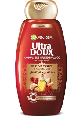 Garnier Ultra Doux Castor And Almond Strengthening Shampoo 400ml
