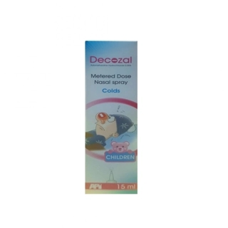 Decozal 0.05% Metered Dose Nasal Spray for Children (Xylometazoline) - 15ml