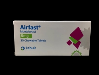 Airfast, 5 mg, Montelukast, Chewable Tablets For Asthma And Allergy Relief, 30 Tablets - 30 Tablets