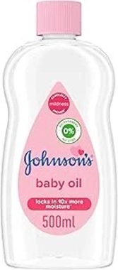 Johnson's, Baby Moisturizing Oil, for skin nourishment and dryness protection, 500ml