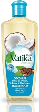 Dabur Vatika Enriched Coconut Hair Oil for Volume and Thickness 200ml
