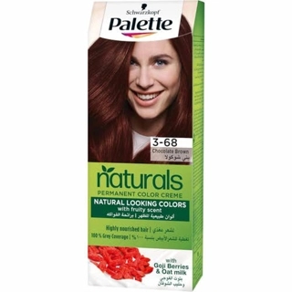 Palette Intensive Color Creme 6-68 Caramel Brown , Permanent Hair Dye, Long-Lasting, 100% Grey Coverage