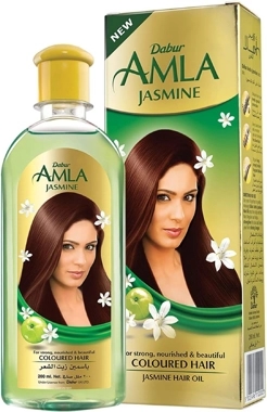 Dabur Amla Jasmine Hair Oil for Colored Hair Shine and Fragrance 100ml