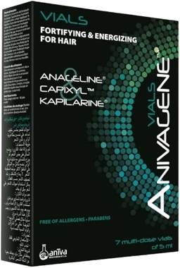 Anivagene Fortifying & Energizing Vials With Anaceline, CAPIXYL& Kapilarine, 7 Multi‑Dose Ampoules
