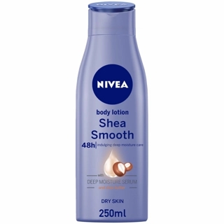 Nivea Shea Smooth Body Lotion With Deep Moisture Serum With Shea Butter 250ml