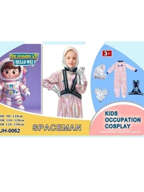 Girls' Astronaut Suit Costume Set