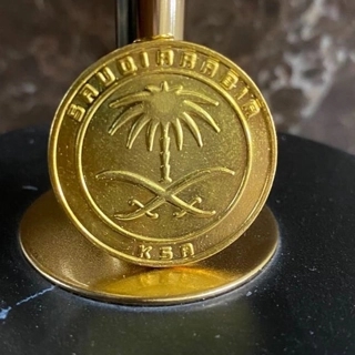 Gold SAUDI ARABIA Brooch