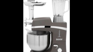 Tefal 1000W Edison 1*4 LED Cappuccino Shiny Mixer with 6.5L Line