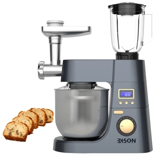 EDISON 6.5L 4*1 1800W Titanium Dark Grey Mixer