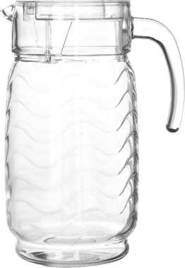 MAXGLASS Glass Jug with Clear Lid 1800ml
