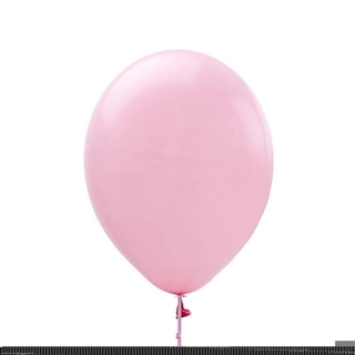 Baby pink latex plain balloon 12inch