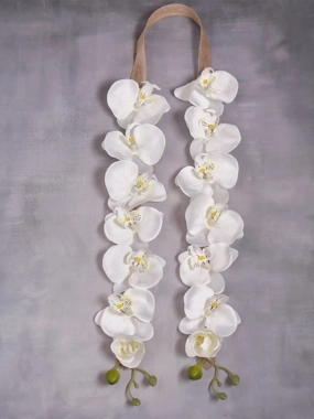 Artificial Garland White