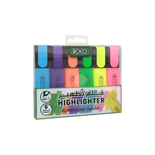 Roco 6 Pack Highlighter Marker Set