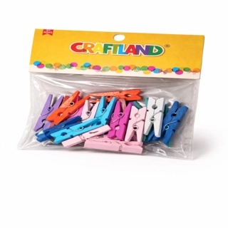 Clothes Clip Colored 3 cm 18 pcs KY22-41