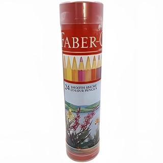 Faber-Castell 24 Colors Classic Wooden Colored Pencils