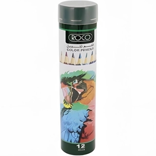 Roco 12 Colors Wooden Colored Pencils