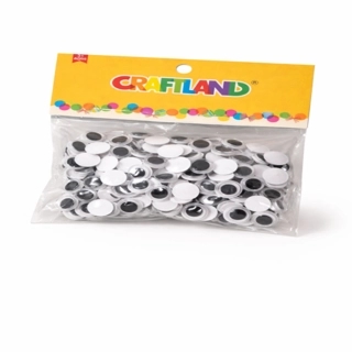 Plastic Eyes 1.5 cm 70 pcs KY22-26
