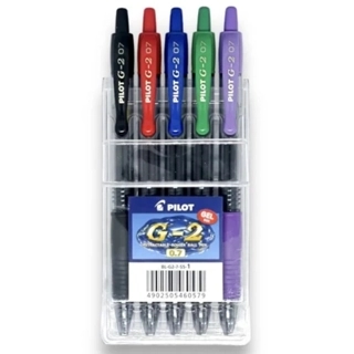 Pilot G2-0.7 Basic Colors Pen Set 5