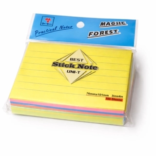 Sticky Notes Lined Colored 100 sheets 4*3 Sticky KY105-1
