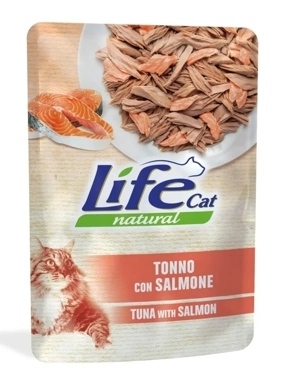 Life Cat Natural Tuna With Salmon Wet Food 70g