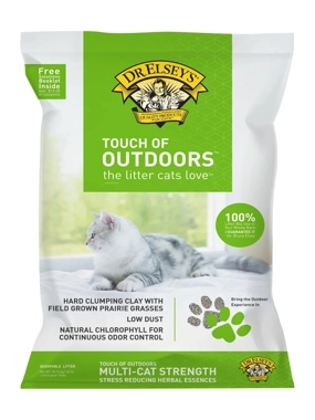 DR. Elseys Touch Of Outdoors Multi-Cat Strength Cat Litter 18.14kg / 40Lb