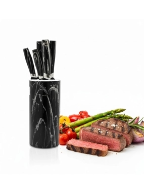 6 Piece Knife Set with Stand