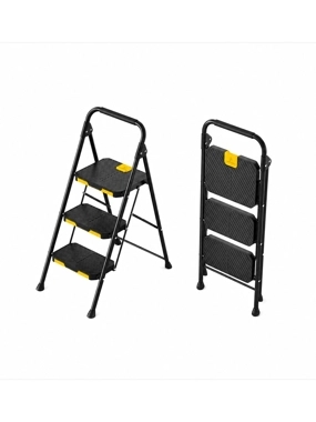 3-Step Foldable Steel Ladder