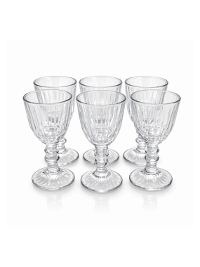 Set of 6 small glass cups