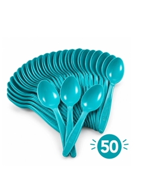Tiffany Plastic Spoons 50 Pieces