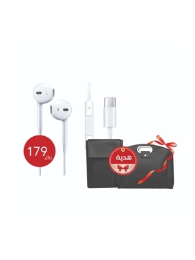 Original Apple Type C headset with free iPad / laptop case