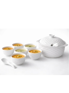 Luxury Ceramic Soup Set – 6 Pieces