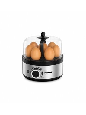 Nikai Electric Egg Cooker for 7 Eggs – Stainless Steel