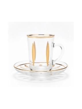 Glass and Gold Hospitality Set – 18 Pieces