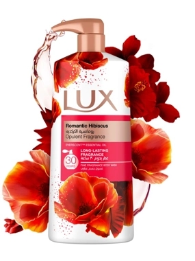 Lux - Body Wash, Romantic Hibiscus,700Ml -6281006569836
