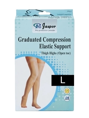 Jasper Thigh High Compression Stockings Large 4715065306511