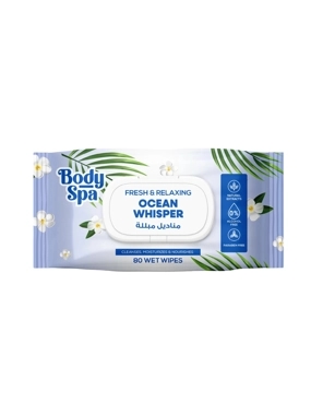 Body Spa Wet Wipes (80 Sheet) Ocean Whisper 763416084360