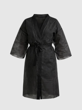 Al Khuzama Disposable Robe 1Pcs Black 6286005000533