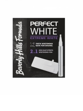 Beverly Hills Formula 2 in 1 Teeth Whitening Strips & Pen 5020105004456