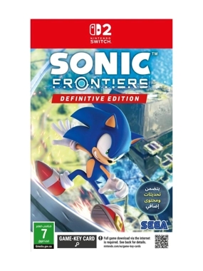 Nintendo Switch 2 Sonic Frontiers – Definitive Edition Game-Key Card ( KSA Version )