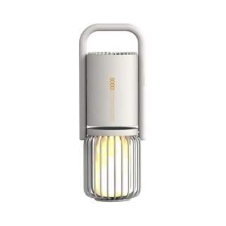 OllZ TowerLight Outdoor Camping Lamp With Bluetooth Speaker White